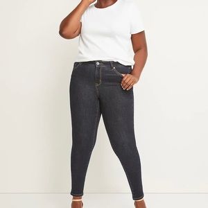 Size 26 Lane Bryant plus size very stretchy denim faded black jeans!